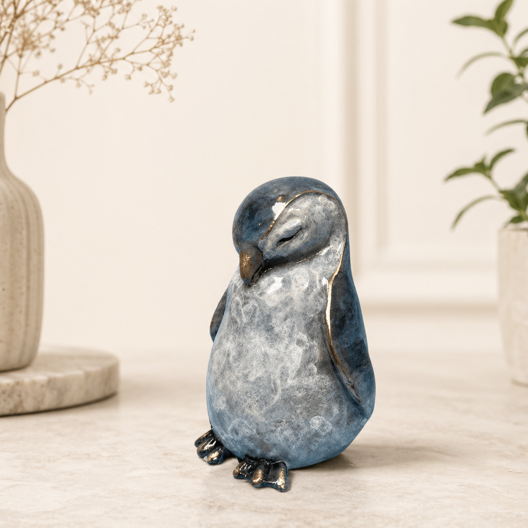 Baby penguin sculpture