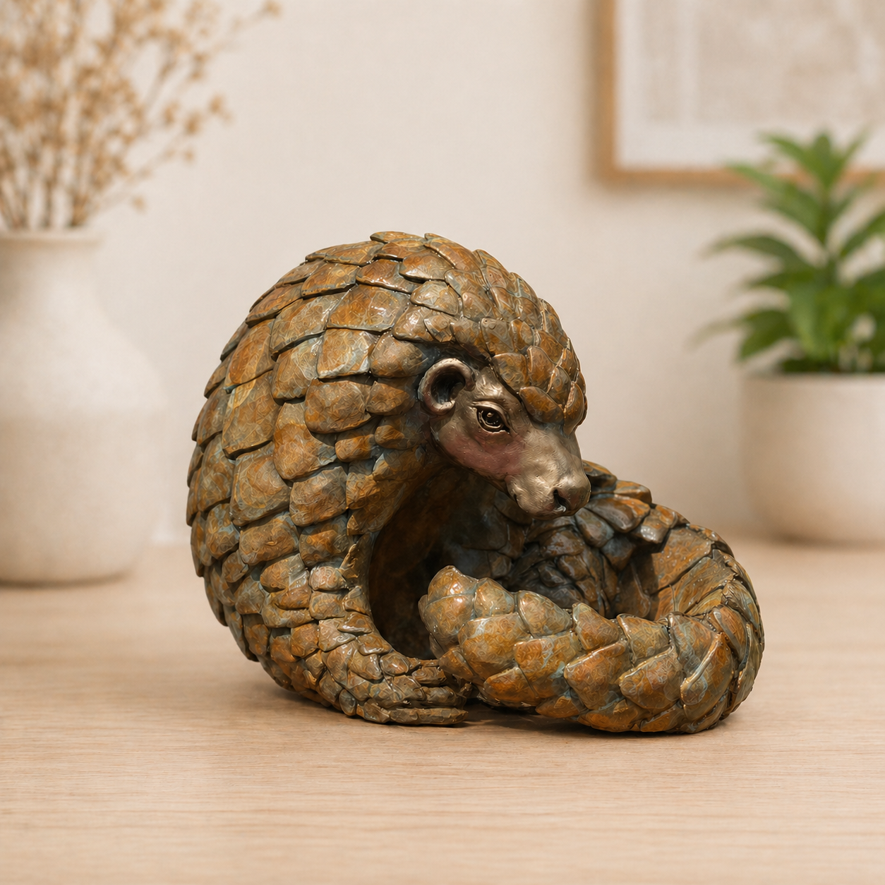 Sculpture of a Pangolin