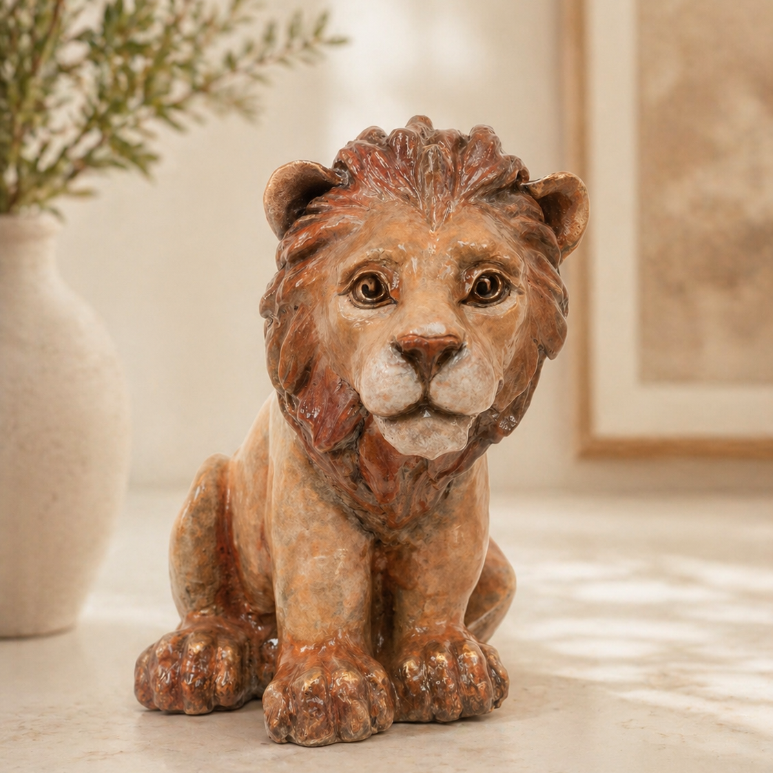 Lion sculpture