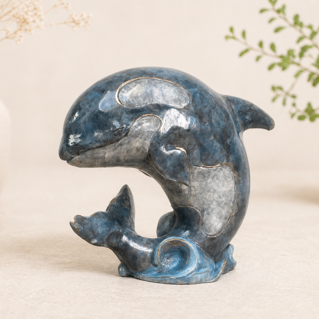 Orca sculpture