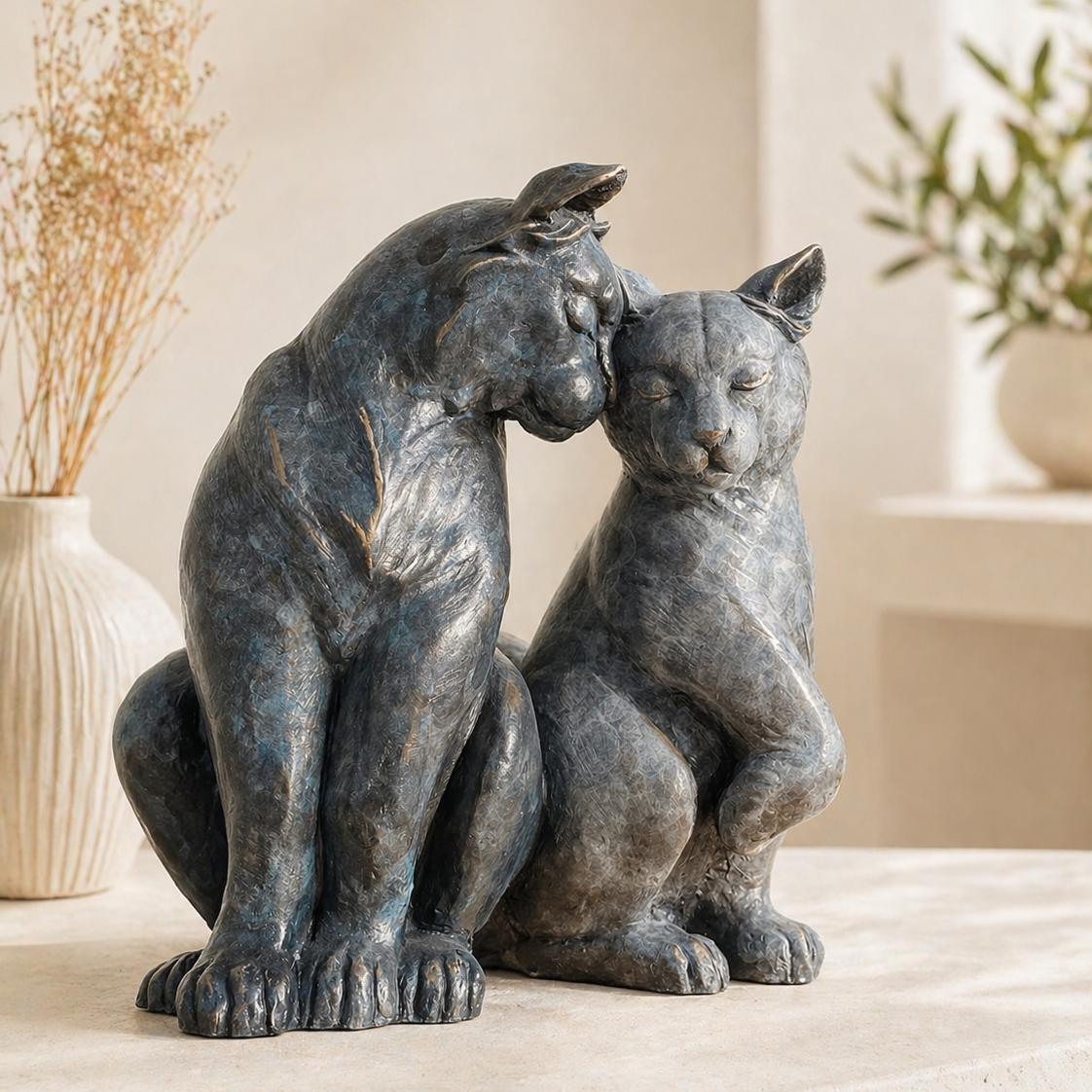 Cat sculpture